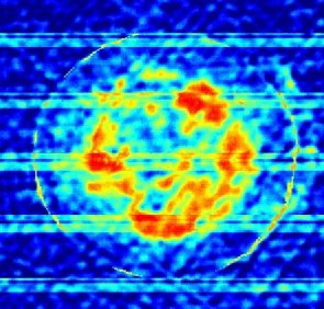 C-scan of composite repair patch