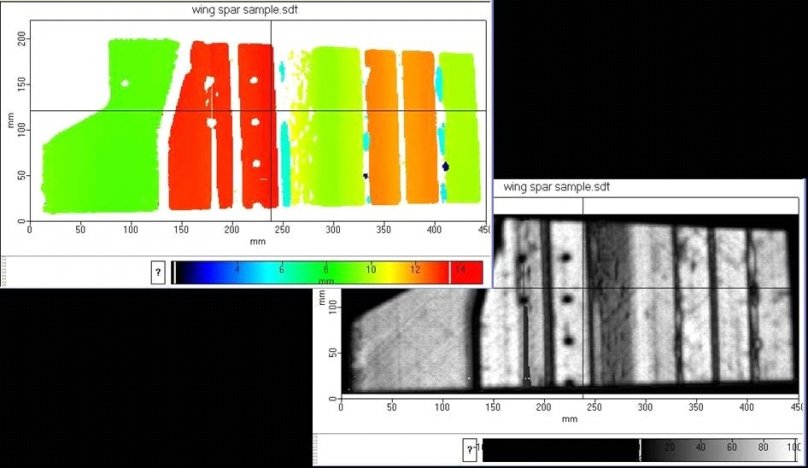 Wing spar C-scan